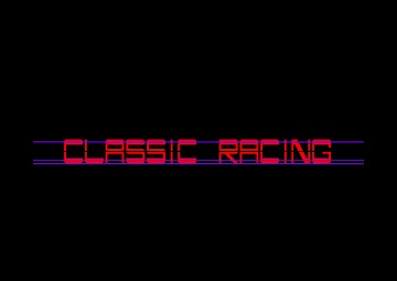 Classic Racing (UK) (1985) screen shot title